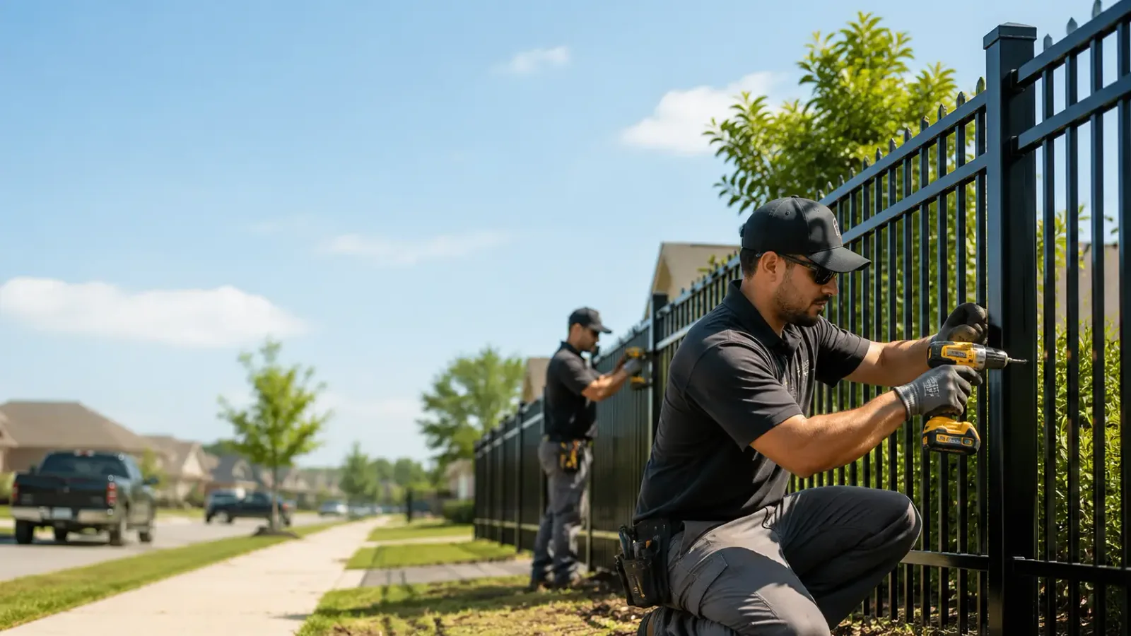 Metal Fence Installation in Angie, LA